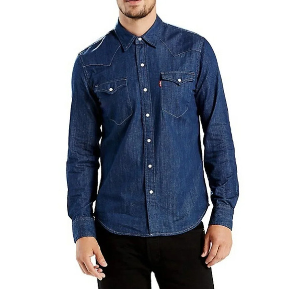 LEVI'S Classic Western Standard Fit  Shirt - Picture 1 of 9